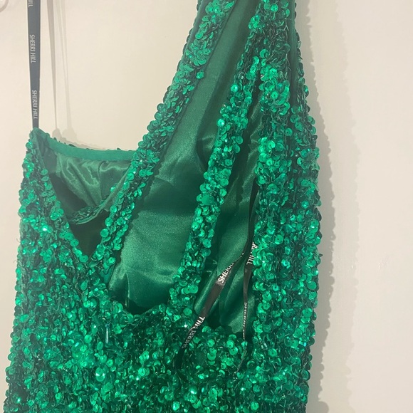 Sherri Hill‎ Emerald Prom Dress 54330 Size 4 - Picture 5 of 8